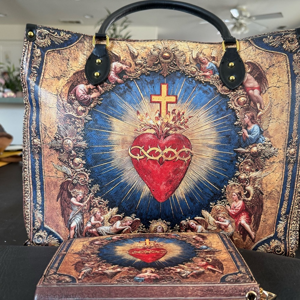 Sacred Heart Designer Tote Bag